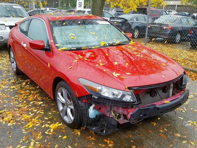 1HGCS2B88CA002794 - 2012 HONDA ACCORD EXL RED photo 1