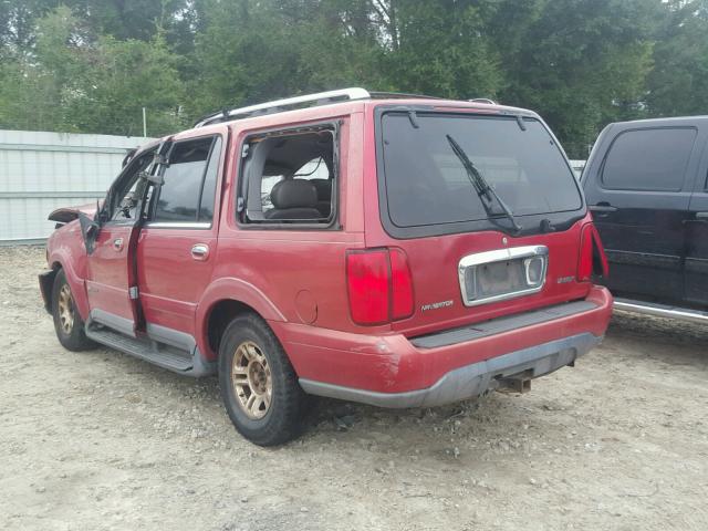 5LMRU27L3WLJ14596 - 1998 LINCOLN NAVIGATOR RED photo 3