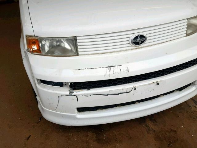 JTLKT334940144303 - 2004 TOYOTA SCION XB თეთრი ფოტო 9
