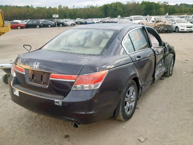 1HGCP2F49BA047587 - 2011 HONDA ACCORD LXP CHARCOAL photo 4