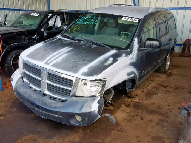 1D8HB48P77F584069 - 2007 DODGE DURANGO SL GRAY photo 2