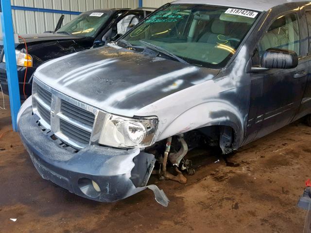 1D8HB48P77F584069 - 2007 DODGE DURANGO SL GRAY photo 9