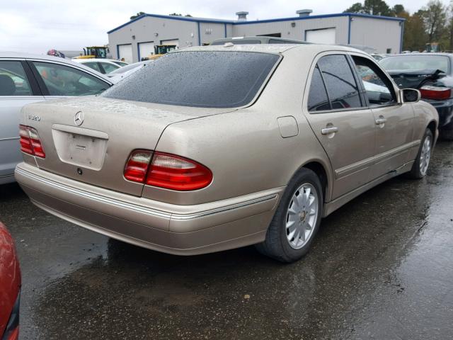 WDBJF65J91B372349 - 2001 MERCEDES-BENZ E 320 GOLD photo 4