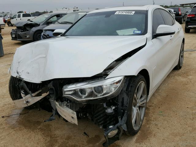 WBA4F7C33HG787895 - 2017 BMW 430I GRAN WHITE photo 2