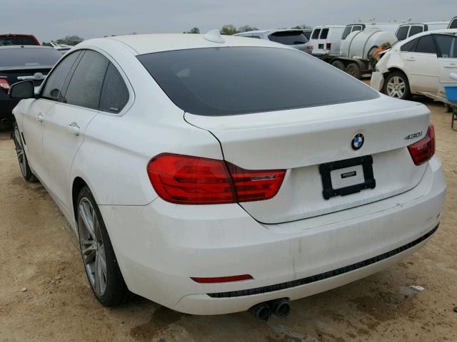 WBA4F7C33HG787895 - 2017 BMW 430I GRAN WHITE photo 3