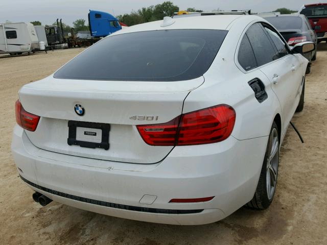 WBA4F7C33HG787895 - 2017 BMW 430I GRAN WHITE photo 4