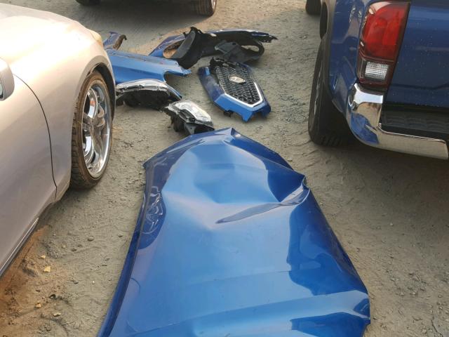 3TMDZ5BN0JM036346 - 2018 TOYOTA TACOMA DOU BLUE photo 9