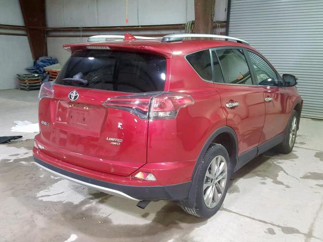 2T3DFREV9GW496267 - 2016 TOYOTA RAV4 LIMIT RED photo 4