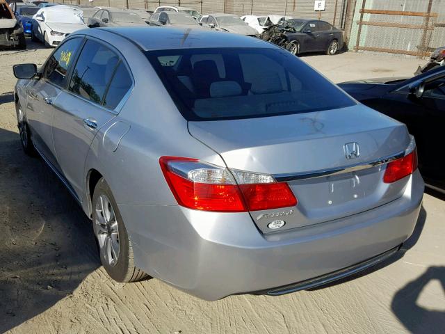 1HGCR2F3XDA235717 - 2013 HONDA ACCORD LX SILVER photo 3