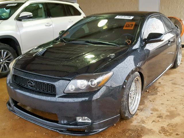 JTKDE167580251601 - 2008 TOYOTA SCION TC BLACK photo 2