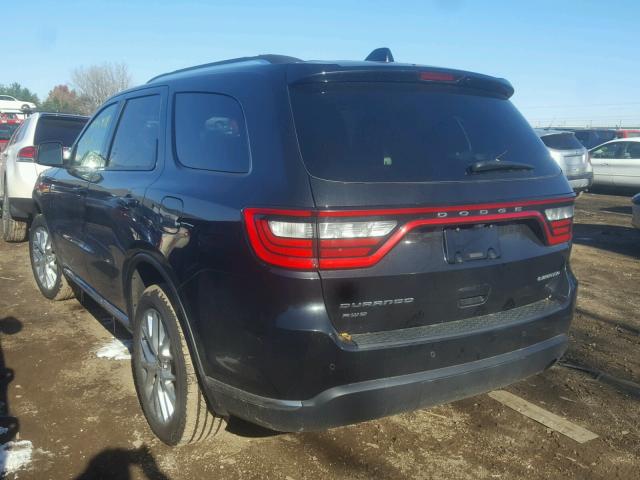 1C4RDJDG3GC416187 - 2016 DODGE DURANGO LI BLACK photo 3