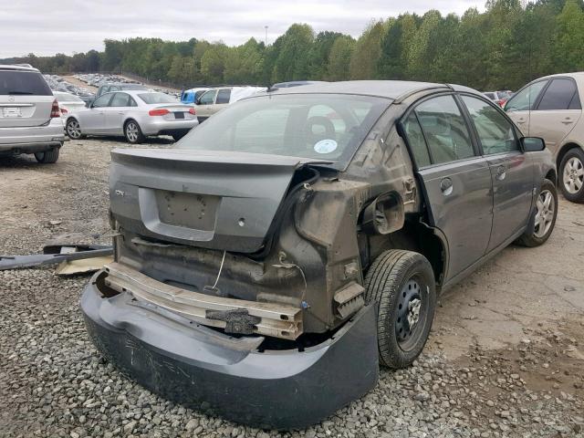 1G8AJ58F17Z208489 - 2007 SATURN ION LEVEL GRAY photo 4
