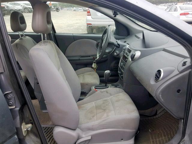 1G8AJ58F17Z208489 - 2007 SATURN ION LEVEL GRAY photo 5