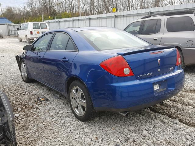 1G2ZH558864184752 - 2006 PONTIAC G6 GT BLUE photo 3