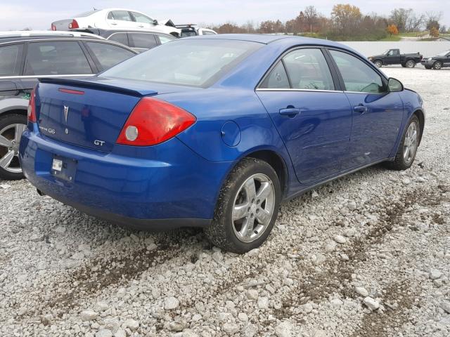 1G2ZH558864184752 - 2006 PONTIAC G6 GT BLUE photo 4