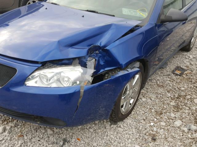 1G2ZH558864184752 - 2006 PONTIAC G6 GT BLUE photo 9