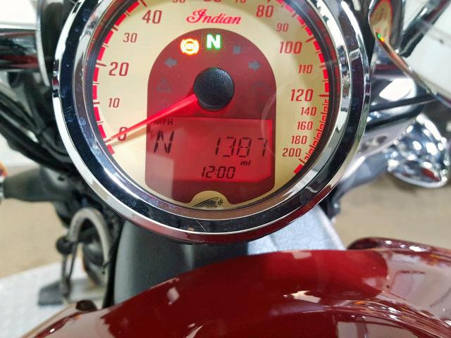 56KMSA003H3123765 - 2017 INDIAN MOTORCYCLE CO. SCOUT ABS RED photo 10