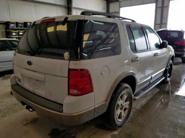 1FMZU74K74UC33724 - 2004 FORD EXPLORER E WHITE photo 4