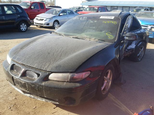 1G2WP12K61F111097 - 2001 PONTIAC GRAND PRIX BLACK photo 2