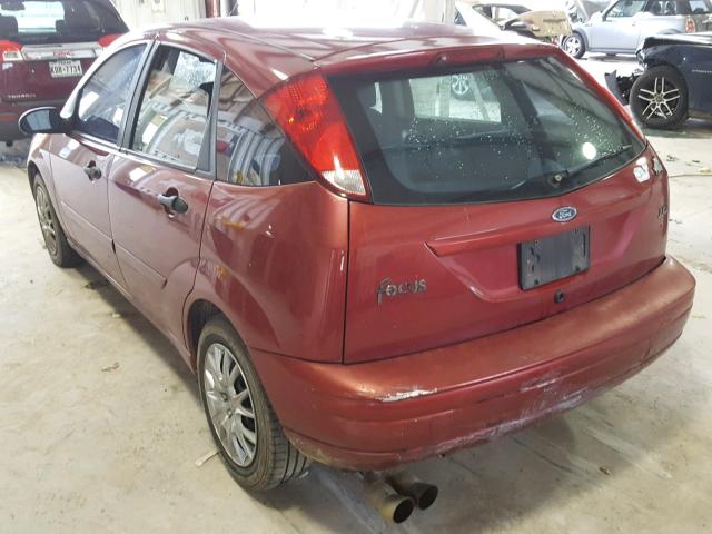 3FAFP37373R118225 - 2003 FORD FOCUS ZX5 MAROON photo 3