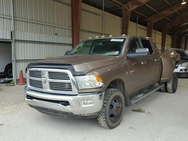 3D73Y4HL3AG142616 - 2010 DODGE RAM 3500 BROWN photo 2