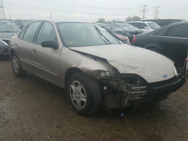 1G1JF524627210752 - 2002 CHEVROLET CAVALIER L TAN photo 1