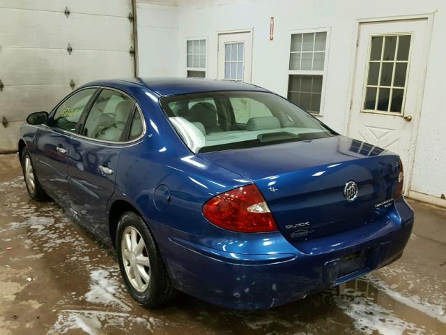 2G4WD582261160276 - 2006 BUICK LACROSSE C BLUE photo 3