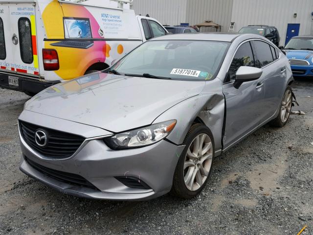 JM1GJ1T64E1124517 - 2014 MAZDA 6 TOURING SILVER photo 2