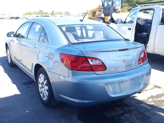 1C3LC46B09N533426 - 2009 CHRYSLER SEBRING LX BLUE photo 3