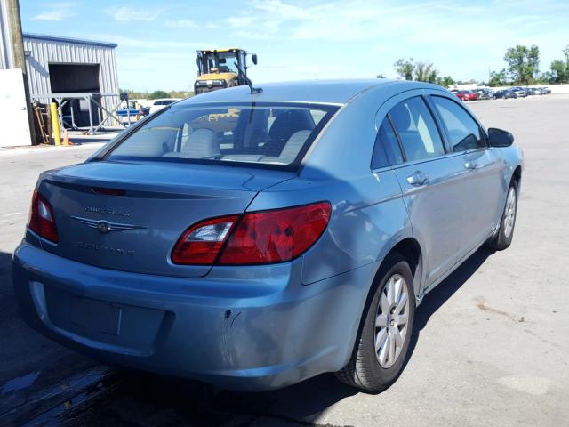 1C3LC46B09N533426 - 2009 CHRYSLER SEBRING LX BLUE photo 4