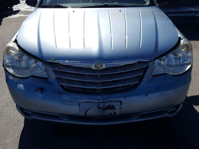 1C3LC46B09N533426 - 2009 CHRYSLER SEBRING LX BLUE photo 7