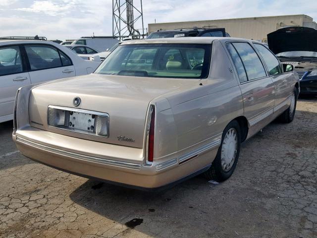 1G6KD52Y2VU222457 - 1997 CADILLAC DEVILLE GOLD photo 4