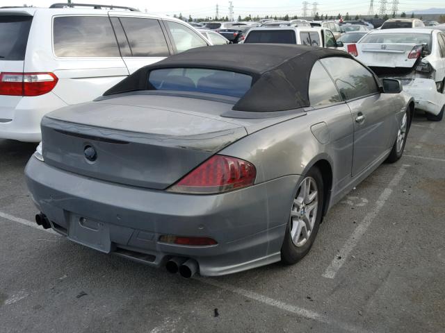 WBAEK73445B327954 - 2005 BMW 645 CI AUT GREEN photo 4