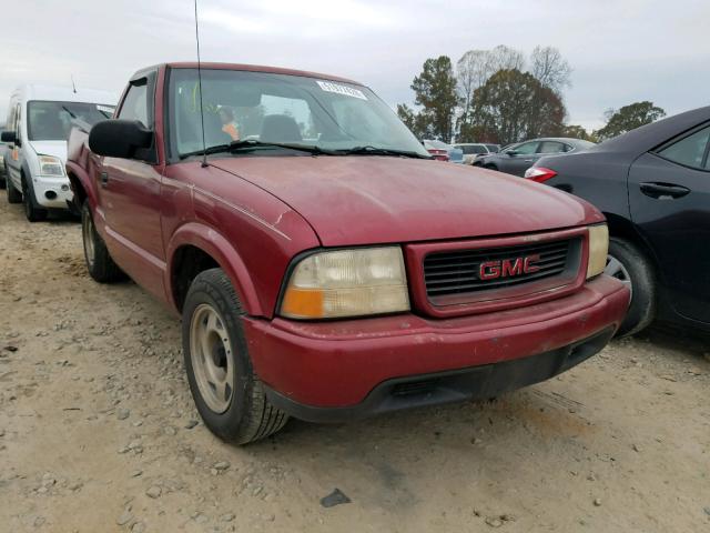 1GTCS1446Y8118898 - 2000 GMC SONOMA RED photo 1