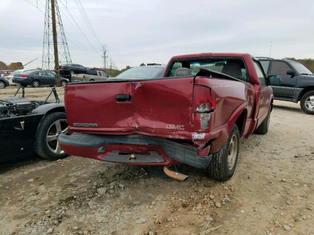 1GTCS1446Y8118898 - 2000 GMC SONOMA RED photo 4