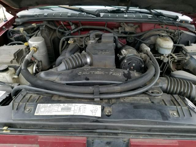 1GTCS1446Y8118898 - 2000 GMC SONOMA RED photo 7