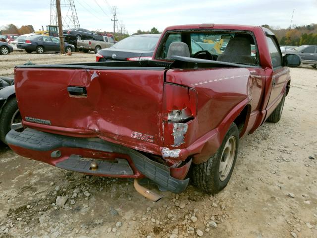 1GTCS1446Y8118898 - 2000 GMC SONOMA RED photo 9