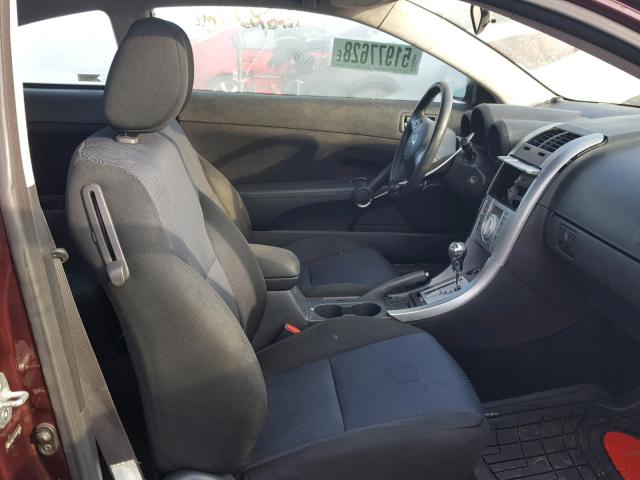 JTKDE177770199398 - 2007 TOYOTA SCION TC 勃艮第红 照片 5