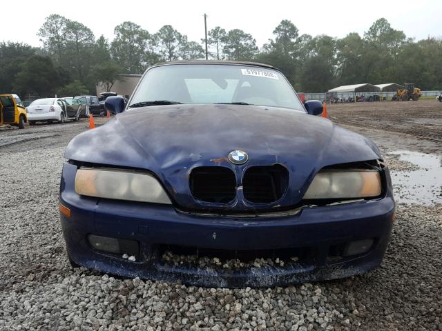 4USCH7339WLE10529 - 1998 BMW Z3 1.9 BLUE photo 9