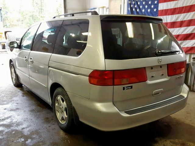 2HKRL18601H011601 - 2001 HONDA ODYSSEY EX SILVER photo 3