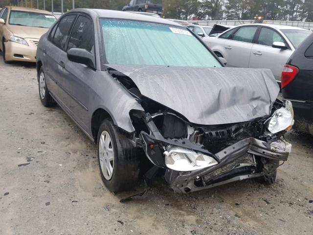 1HGES16385L017997 - 2005 HONDA CIVIC DX V SILVER photo 1