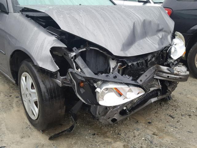 1HGES16385L017997 - 2005 HONDA CIVIC DX V SILVER photo 9