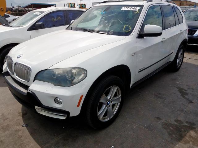 5UXFE835X9L308515 - 2009 BMW X5 XDRIVE4 WHITE photo 2