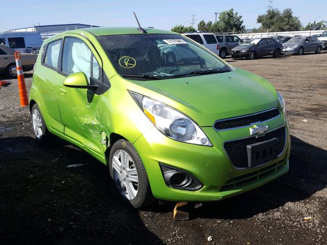 KL8CB6S9XEC522400 - 2014 CHEVROLET SPARK LS GREEN photo 1