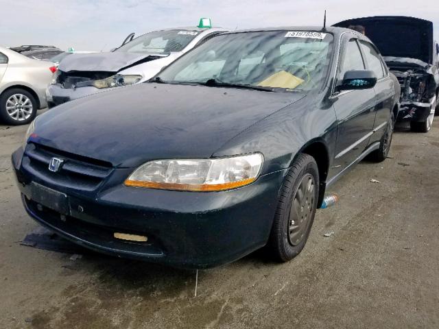 1HGCG564XWA128508 - 1998 HONDA ACCORD LX GREEN photo 2