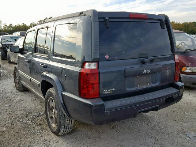 1J8HG48K27C685969 - 2007 JEEP COMMANDER BLUE photo 3