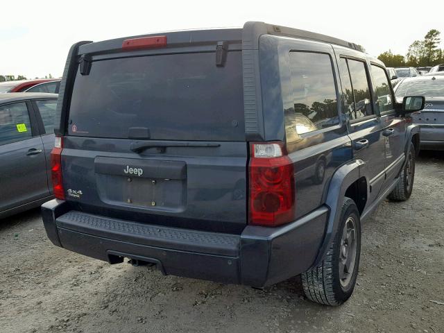 1J8HG48K27C685969 - 2007 JEEP COMMANDER BLUE photo 4