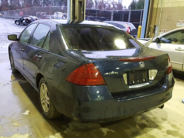 1HGCM56166A015167 - 2006 HONDA ACCORD VAL BLUE photo 3