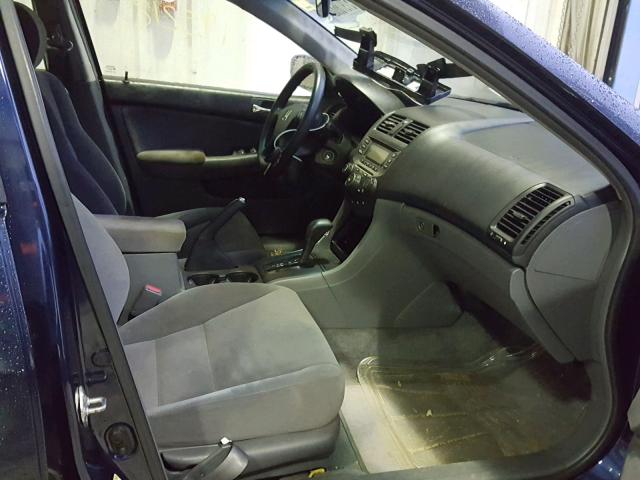 1HGCM56166A015167 - 2006 HONDA ACCORD VAL BLUE photo 5