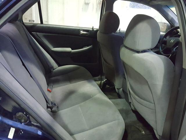 1HGCM56166A015167 - 2006 HONDA ACCORD VAL BLUE photo 6